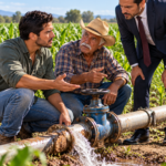 EL EMPRESARIO QUISO DESPEDIR AL VIEJO CAMPESINO POR “DESPERDICIAR AGUA”… PERO CUANDO REVISARON LA BOMBA DESCUBRIERON QUIÉN ESTABA ARRUINANDO LA COSECHA