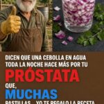 Cebolla en agua para la próstata: ¿realmente puede reemplazar los medicamentos?