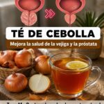 Té de cebolla para la próstata y la vejiga: beneficios, preparación y lo que debes saber después de los 50 años