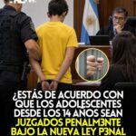 ¿Adolescentes desde los 14 años ante la justicia penal? Una propuesta que abre un intenso debate sobre la responsabilidad de los menores