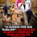 ¿Los presos en México deberían trabajar para cubrir sus alimentos? Una propuesta que genera debate sobre justicia, responsabilidad y derechos humanos