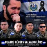Cuatro militares salvadoreños son homenajeados en una imagen que circula en redes sociales: el mensaje que ha despertado solidaridad