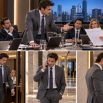 PARTE 2 — LO SACARON DE LA REUNIÓN DELANTE DE TODOS Y CREYERON QUE ESTABA ACABADO… PERO LA LLAMADA QUE HIZO EN EL PASILLO CAMBIÓ TODA LA EMPRESA
